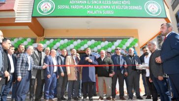 Adıyaman'ın Köy Derneğinin Malatya Şubesi Açıldı