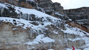 Levent Vadisi'nin Kış Manzarası: Buz Sarkıtları