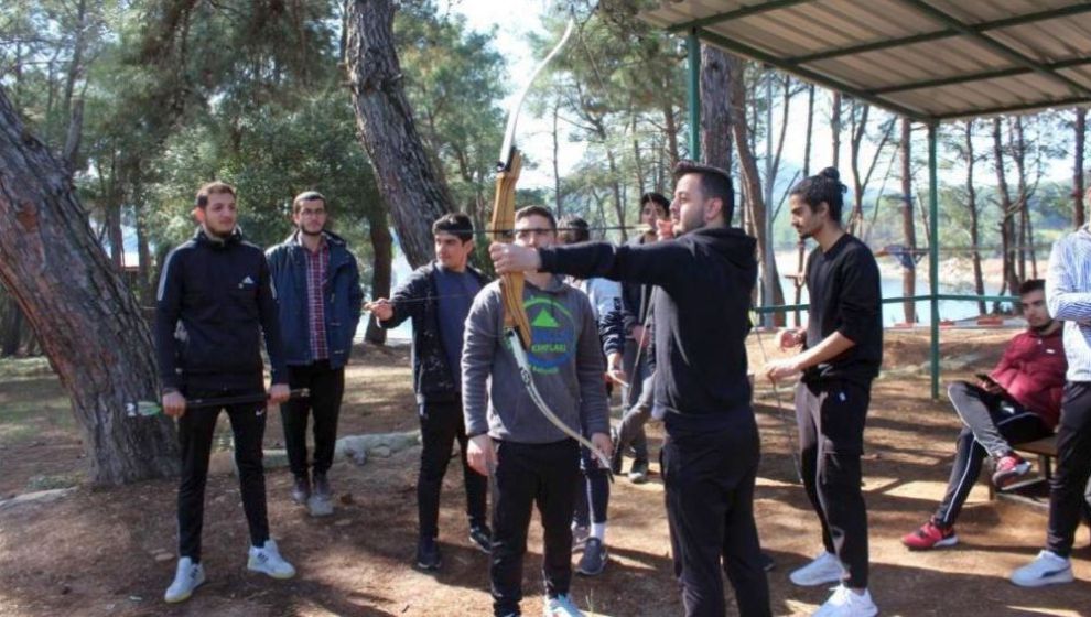 İnönü'lü Öğrencilerin Doğa Sporları Dersi Uygulama Kampı