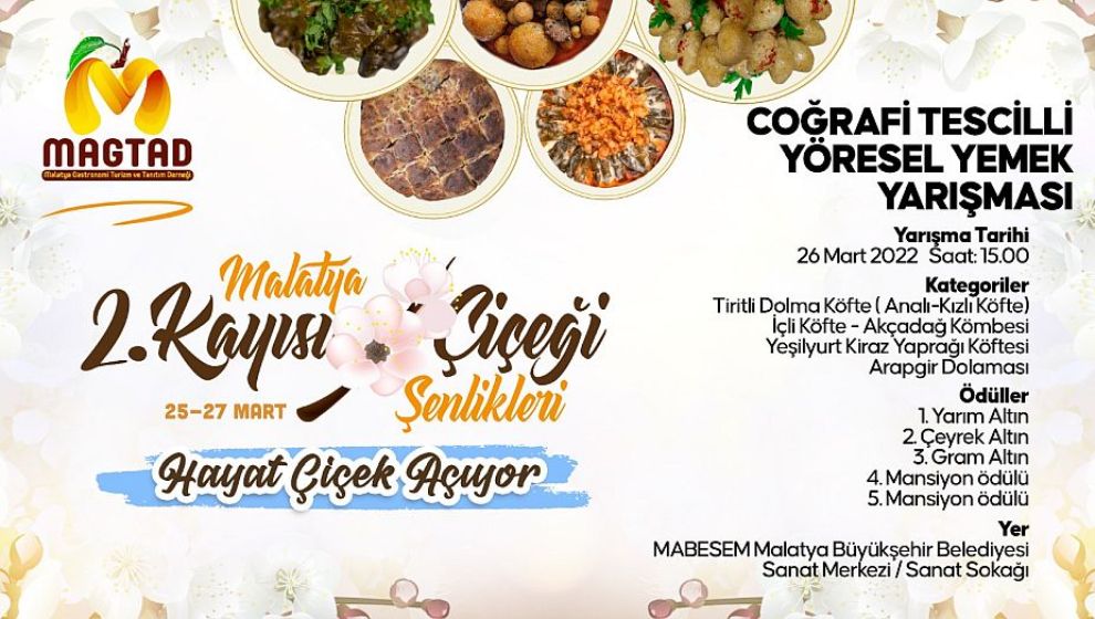 Malatya'nın Tescilli Yemekleri 'Şenlik'te Yarışacak