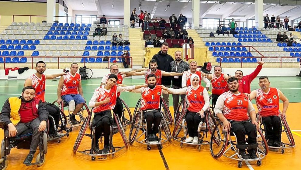 MBB Tekerlekli Sandalye Basket Takımı Denizli'de Galip