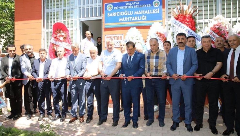 Sarıcıoğlu Mahallesi Muhtar Evi Hizmete Açıldı