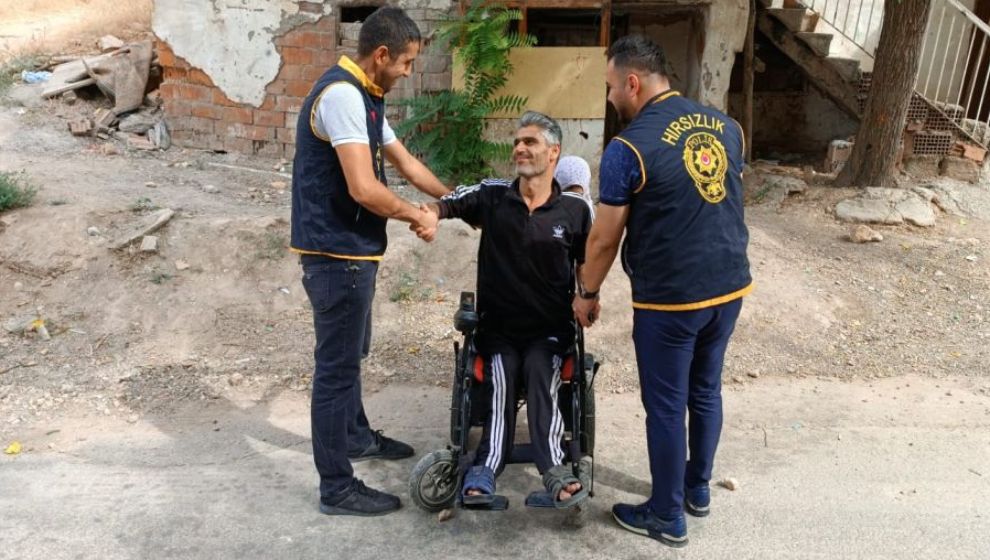 Çalınan Engelli Aracını Polis Buldu, Hırsızı Yakaladı