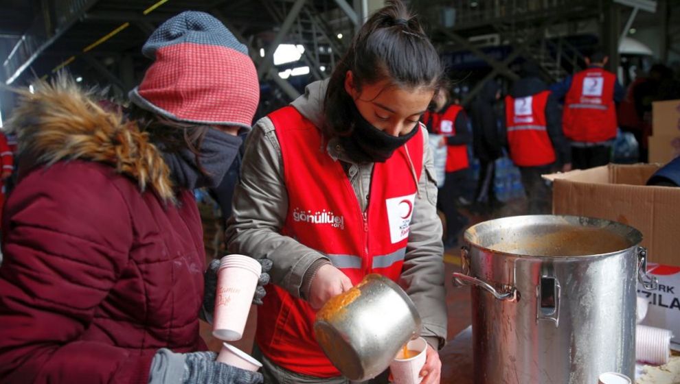 Kızılay'ın Malatya'daki Gıda- Yardım Dağıtım Noktaları