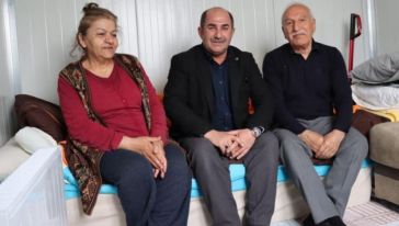 Şehit Yüzbaşının Depremzede Ailesi Konteynere Yerleştirildi
