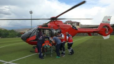 Ambulans Helikopter Yüksek Tansiyon Hastası İçin Havalandı