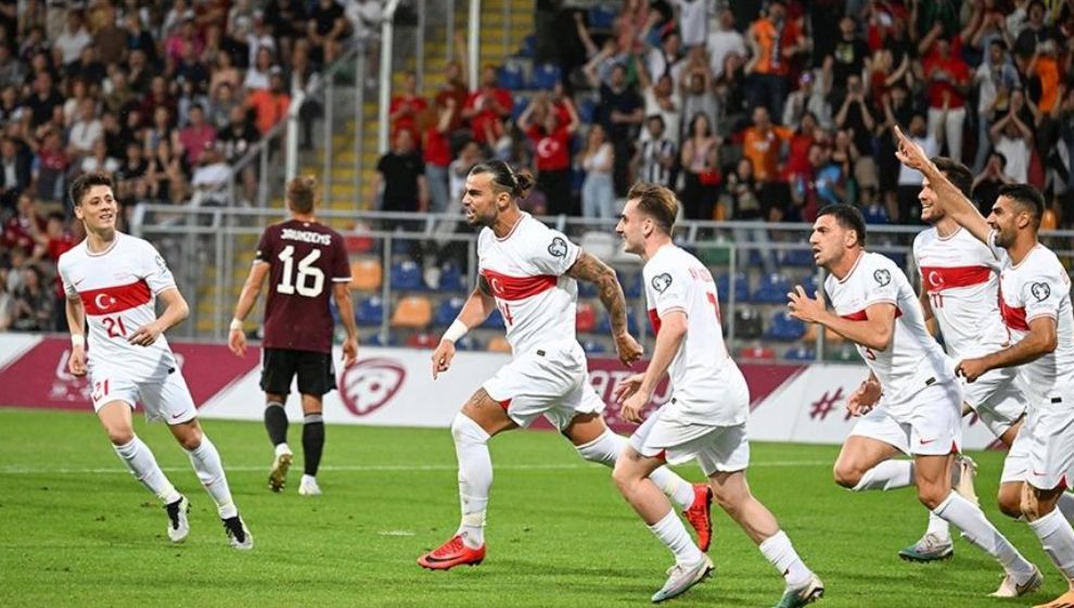 A Milli Futbol Takımı Letonya'yı 3-2 Mağlup Etti