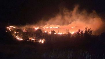Hekimhan'da Korkutan Yangın