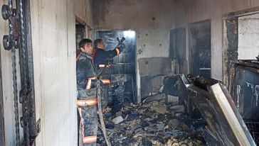 Darende'deki Ev Yangını Hasara Yol Açtı