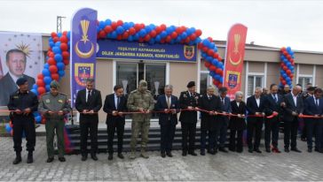 Dilek'te Çelik Prefabrik Jandarma Karakolu Açıldı