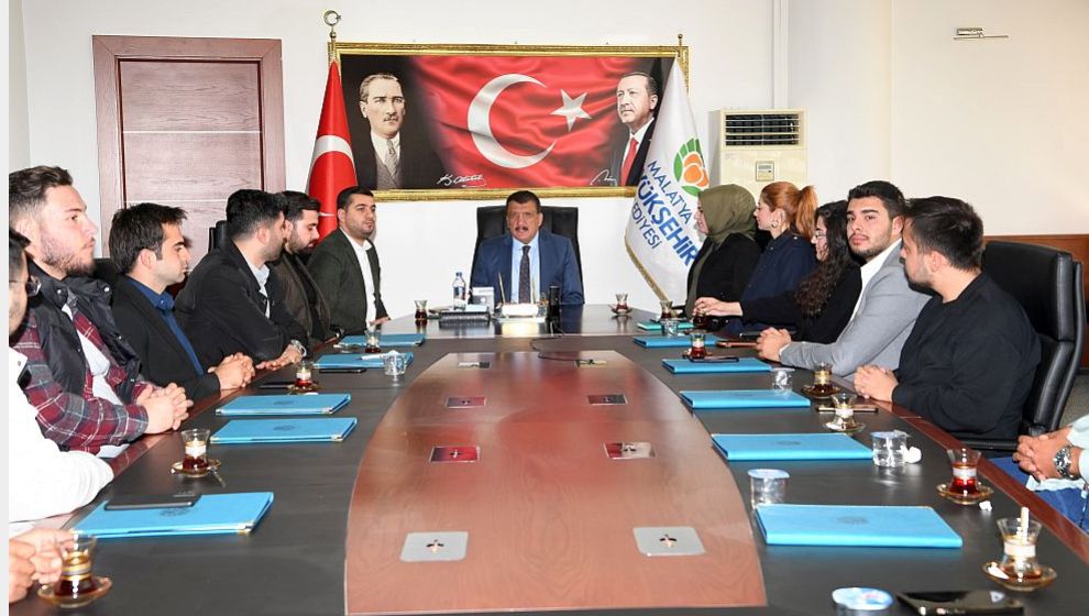 AKP Gençlik Kollarından Başkan Gürkan'a Ziyaret