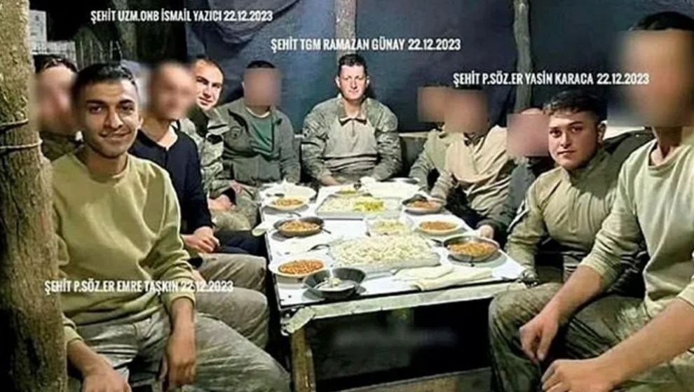 'Terörist Saldırıda Şehit Edilen 4 Askerin Belki de Son Yemekleriydi'