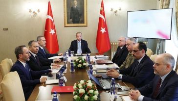 Güvenlik Toplantısı Cumhurbaşkanı Erdoğan Başkanlığında Yapıldı