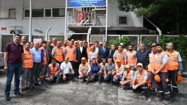 Büyükşehir Başkanı Er'den Çalışanlara 1 Mayıs Ziyareti