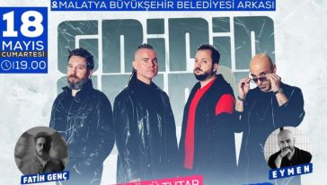 Gripin Grubu 18 Mayıs'ta Malatya'da Konser Verecek