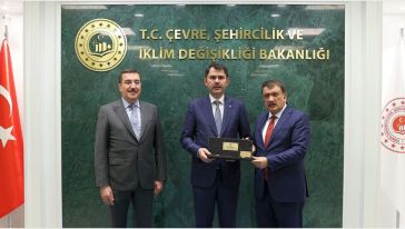 Bakan Kurum'a Yeni Sanayi Sitesi Projesini Anlattılar