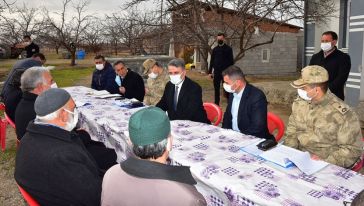 Vali Baruş'tan Merkez Kırsal Mahalle Ziyaretleri