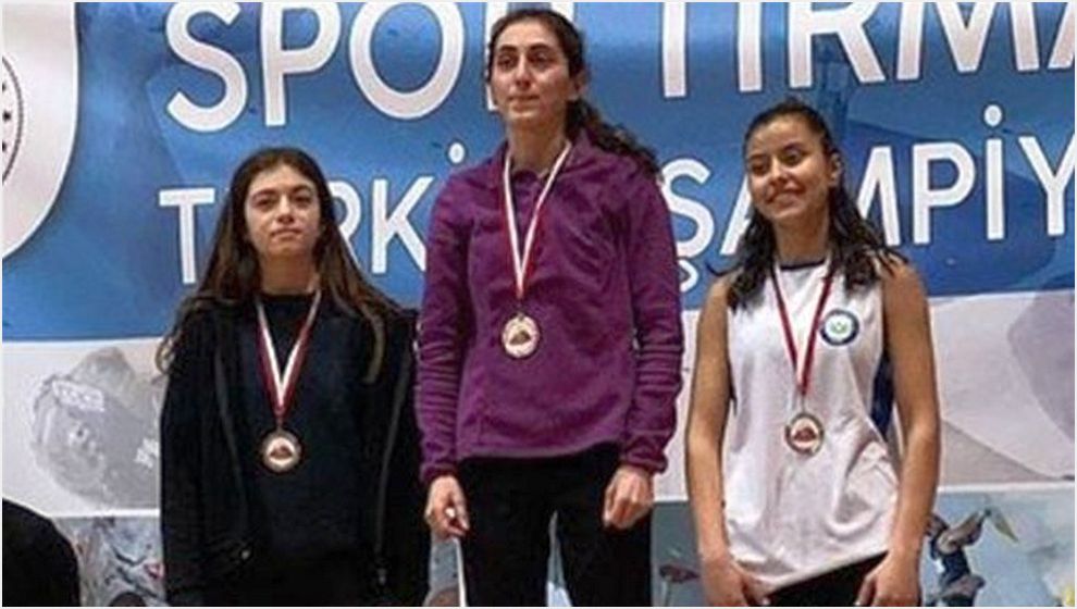 Tırmanışta Büyük Kızlar Türkiye Şampiyonu Oldu