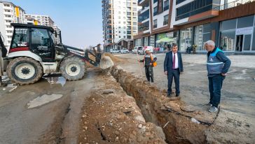 Altın Kayısı Bulvarı'na MASKİ'den Alt Yapı Çalışması