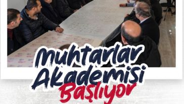 Büyükşehir Belediyesi'nden Muhtar Akademisi