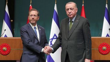 Erdoğan, İsrail Cumhurbaşkanı Herzog'u Ağırlıyor