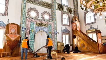 Ramazan Ayı Öncesi Camilerde Genel Temizlik