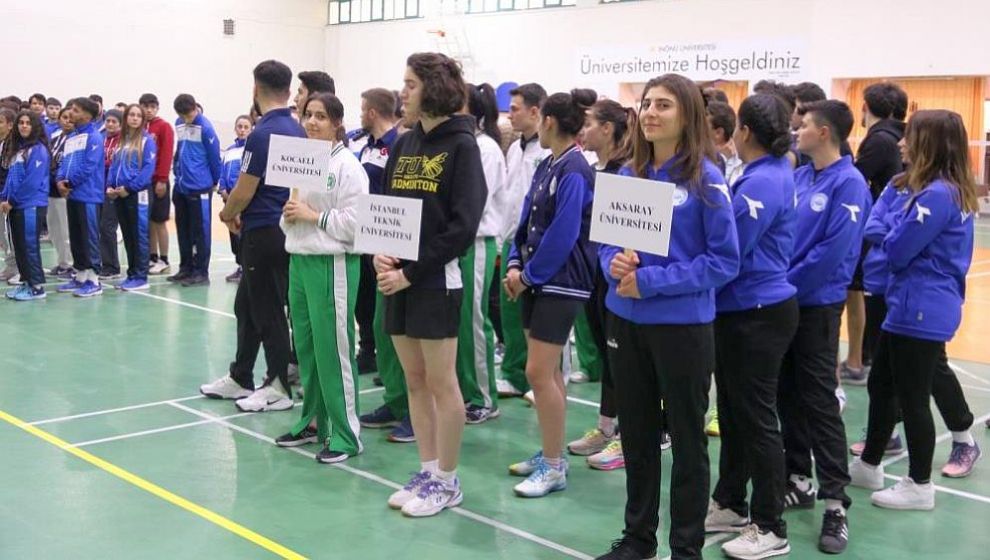 Üniversiteler Arası Badminton Malatya'da Başladı