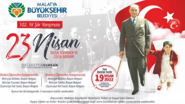 Büyükşehir'den 23 Nisan Şiir Yarışması