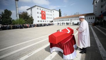 Şehit Astsubay İstanbul'da Toprağa Verildi.