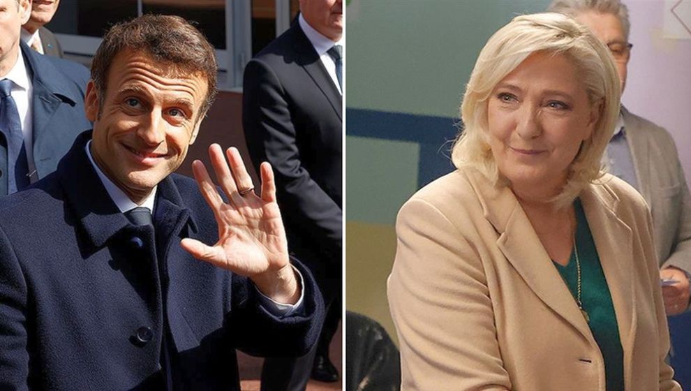Fransa'da Macron ve Le Pen 2. Turda Yarışacak