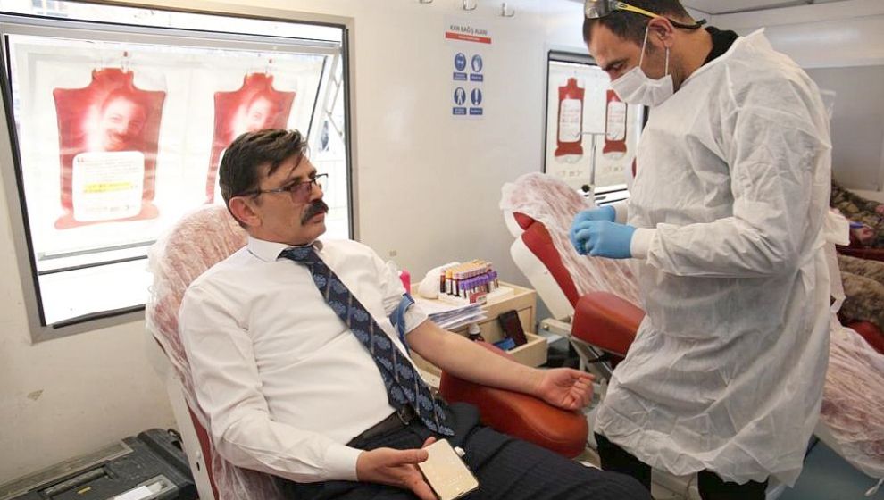 Malatya'da Emniyet ve Jandarmadan Kan Bağışı