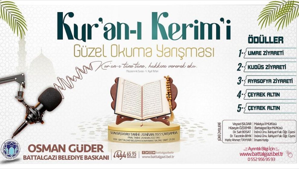 Umre Ödüllü Kur'an'ı Güzel  Okuma Yarışması