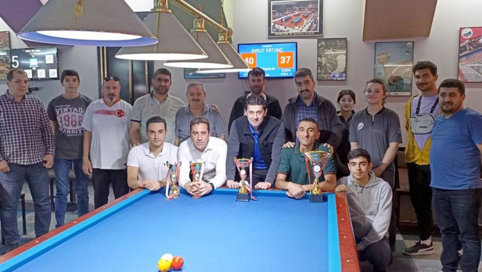 19 Mayıs 3 Bant Bilardo Turnuvası Sona Erdi