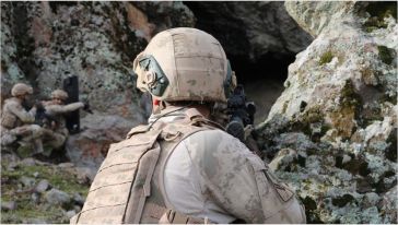 Askerleri Şehit Eden Teröristler Mağarada Kıstırıldı