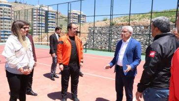 Tenis Kortu, Basketbol ve Voleybol Sahaları Açılıyor