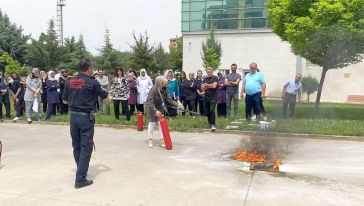 İtfaiyeden Kurumlarda Personele Eğitim