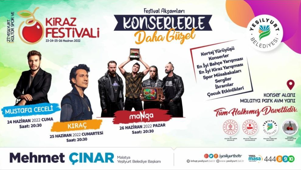 Belediye Başkanından Kiraz Festivali Daveti