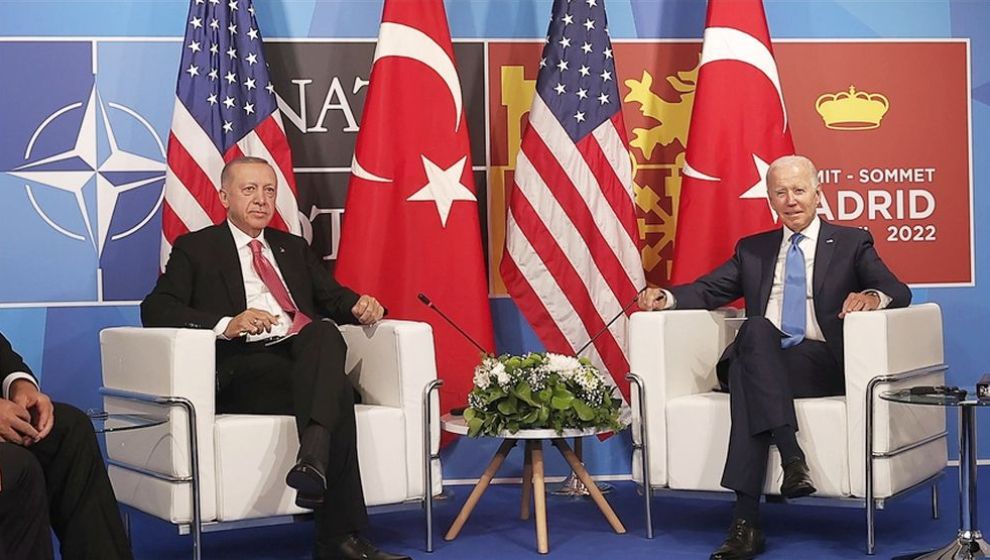 Erdoğan, Biden'le Görüştü