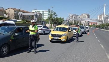 Malatya'da Dron Destekli Trafik Denetimi