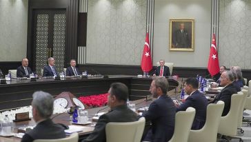 Milli Güvenlik Kurulu Erdoğan'ın Başkanlığında Toplandı