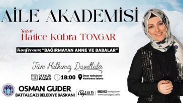 Battalgazi'de 'Aile Akademisi' Programı