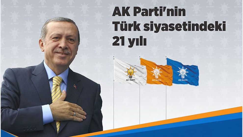 AKP Kuruluşunun 21'inci Yılını Kutluyor