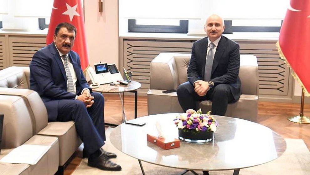 Gürkan, Ulaştırma Bakanı ve DSİ Genel Müdürüyle Görüştü