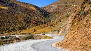 Bıyıkboğazı'nda Yol Genişletme Çalışması Yapılıyor