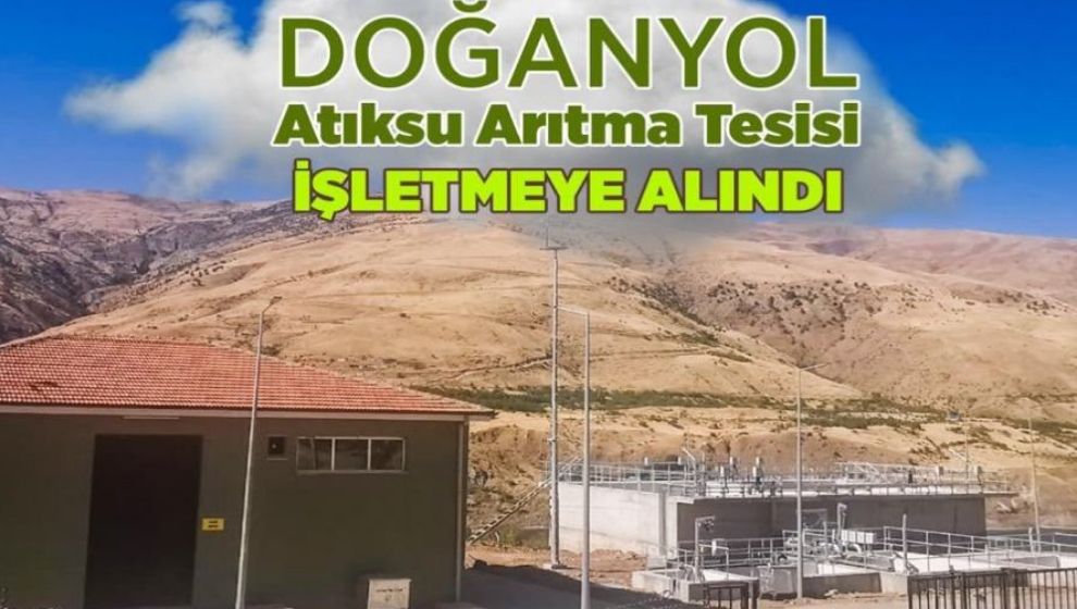 Doğanyol Atık Su Arıtma Tesisi Hizmete Girdi