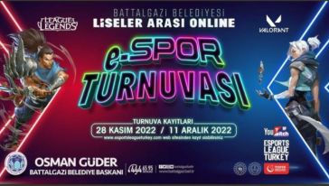 Battalgazi'de Liselerarası Ödüllü e-spor Turnuvası