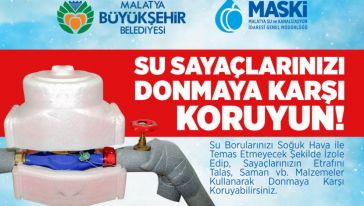 "Donan Sayaç ve Borulara Sıcak Su Dökmeyin"