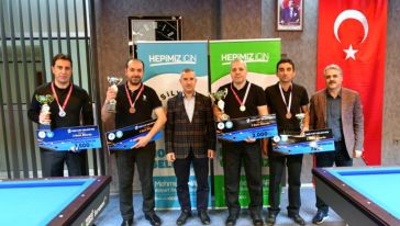 Yeşilyurt Belediyesi 3 Bant Bilardo Turnuvası Sona Erdi