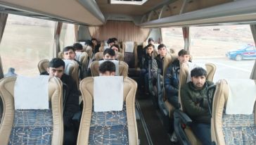 Afganlı Kaçak Göçmenler Otobüste Yakalandı