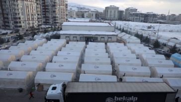 Malatya'da 20 Çadır Kent Oluşturuldu